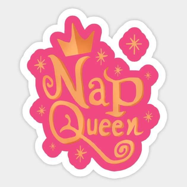 Nap Queen - Aurora (Ralph Breaks the Internet) Sticker by NipahDUBS